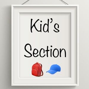 Kid’s section ➡️